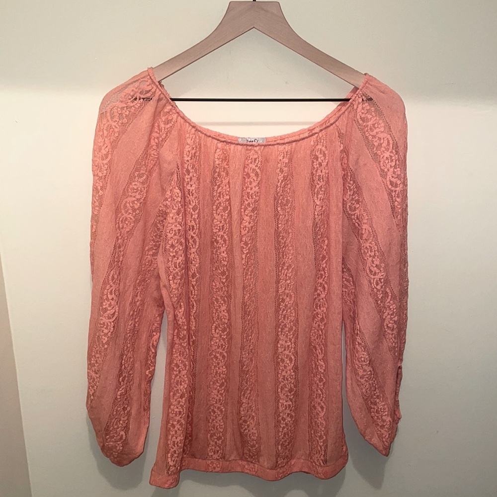 Sweet Heart Lace Long Sleeve 🌸🌷